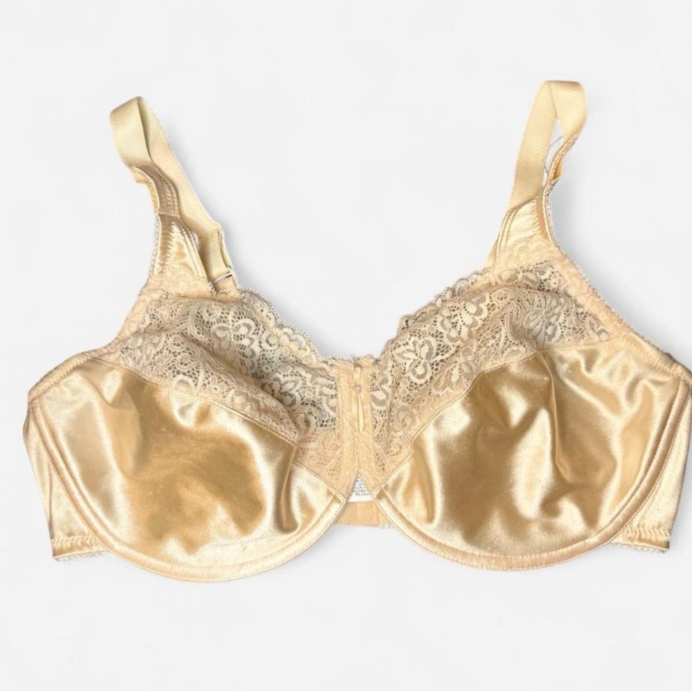 Wacoal Satin Lace Bra - Gold